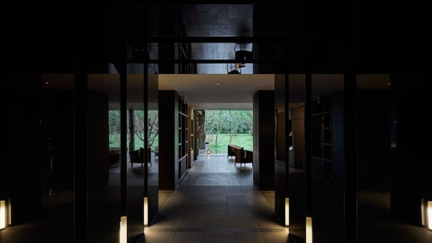 Interior entrance