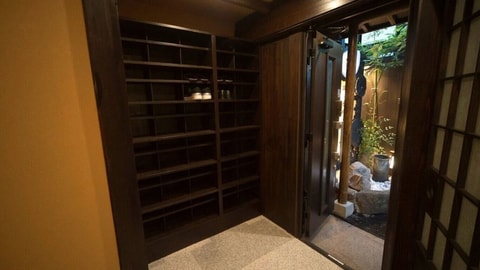 Interior entrance