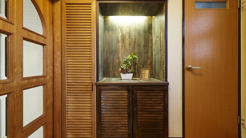 Interior entrance