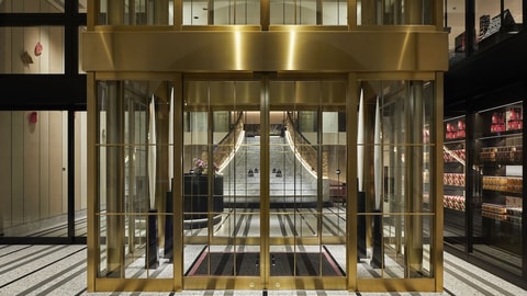 Interior entrance