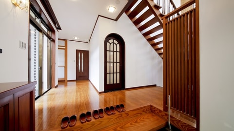 Interior entrance