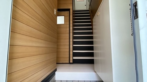 Interior entrance