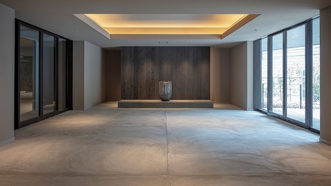 Interior entrance
