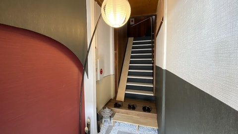 Interior entrance