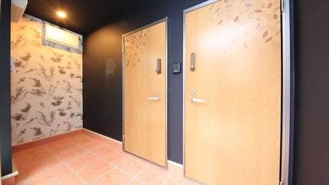 Interior entrance