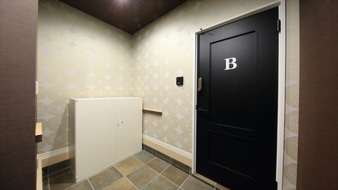 Interior entrance