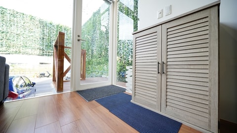 Interior entrance