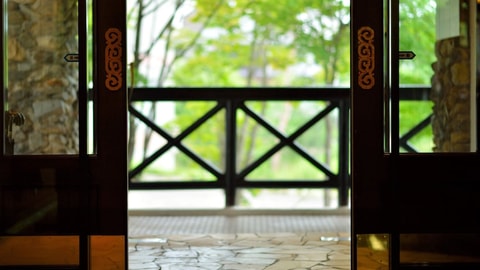 Interior entrance