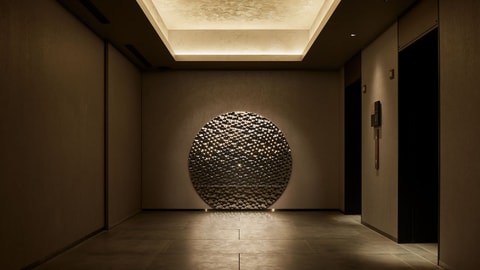Interior entrance