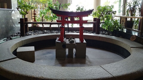 Interior entrance