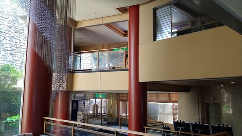 Interior entrance