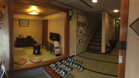 Interior entrance