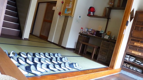 Interior entrance