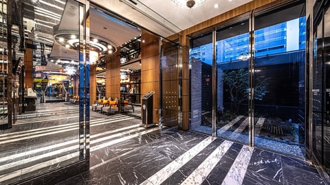 Interior entrance