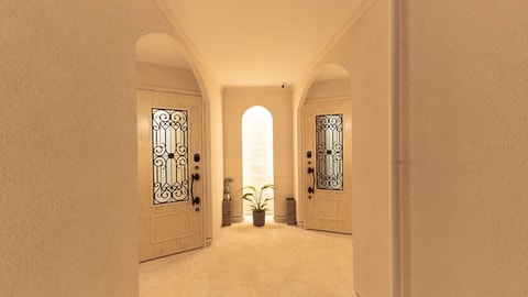 Interior entrance