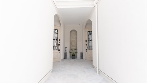 Interior entrance