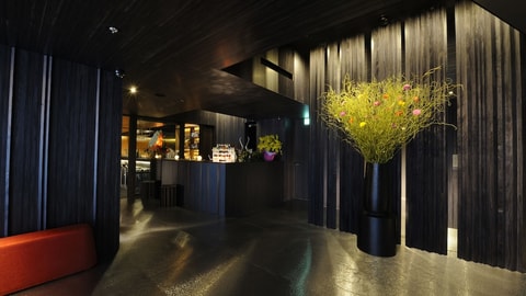 Interior entrance