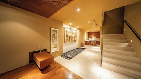 Interior entrance
