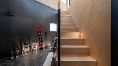 Interior entrance