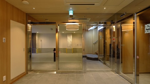 Interior entrance