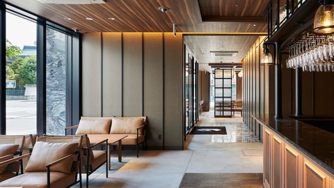 Interior entrance