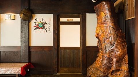 Interior entrance