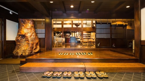 Interior entrance
