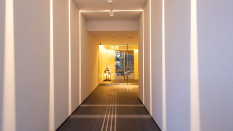 Interior entrance