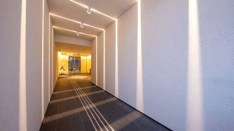 Interior entrance