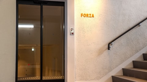 Interior entrance