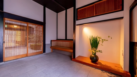Interior entrance
