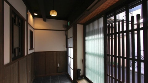 Interior entrance