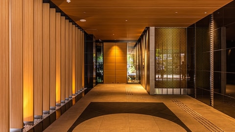 Interior entrance