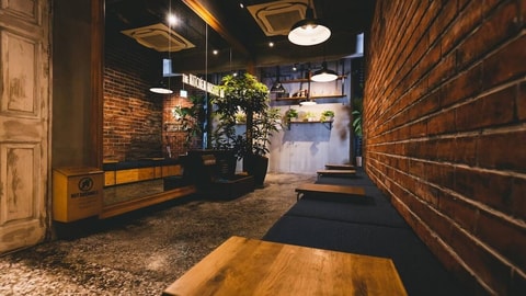 Interior entrance