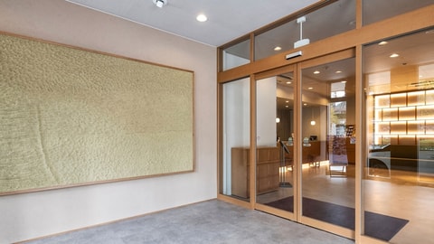 Interior entrance