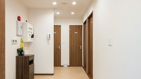 Interior entrance