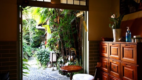 Interior entrance