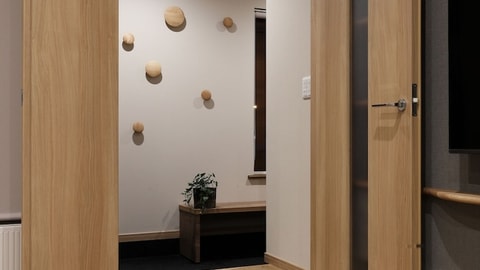 Interior entrance