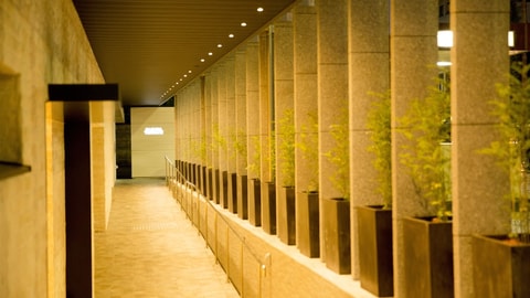 Interior entrance