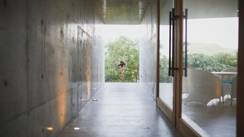 Interior entrance