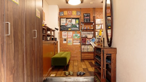 Interior entrance
