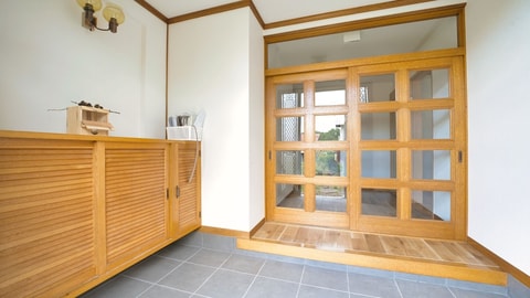 Interior entrance