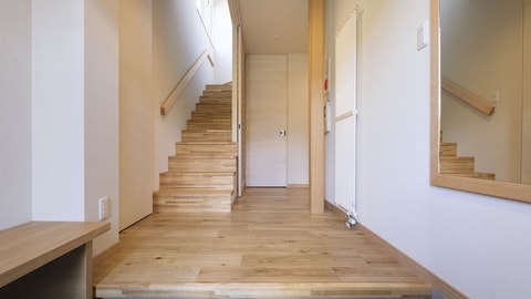 Interior entrance