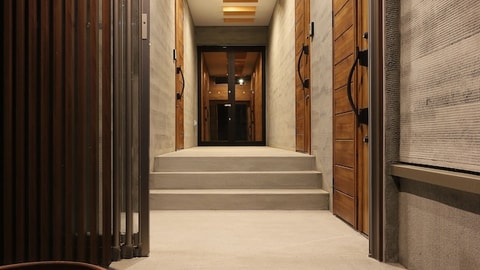 Interior entrance