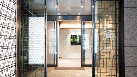 Interior entrance