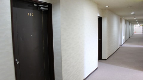Interior entrance