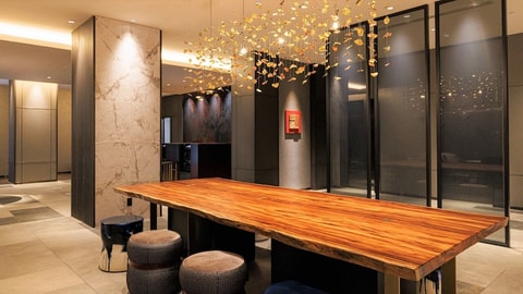 Lobby sitting area