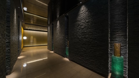 Interior entrance