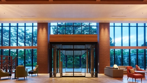Interior entrance