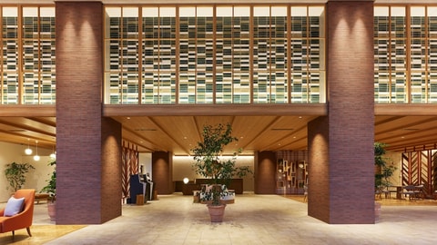 Interior entrance